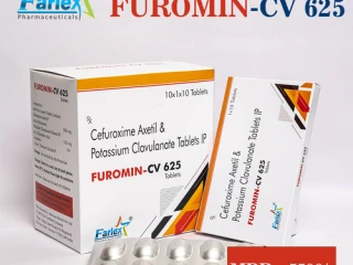 Cefuroxime 500 mg + Potassium Clavulanate 125 mg tablets Manufacturer supplier and exporter