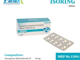 Isoxsuprine Hydrochloride IP 40 mg Manufacturer supplier and exporter