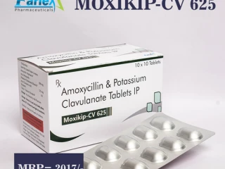 Amoxycillin 500mg + Clavulanic Acid 125mg Tablet Manufacturer supplier and exporter