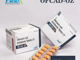 Ofloxacin 200mg + Ornidazole 500mg Tablet Manufacturer supplier and exporter