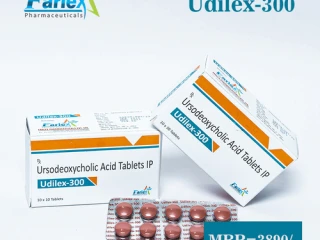 Ursodeoxycholic Acid 300 mg Tablet Manufacturer & Supplier & Exporter