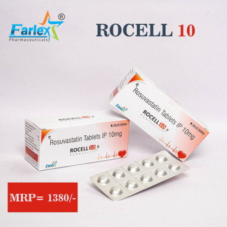 Rosuvastatin 10mg TABLET Manufacturer & Supplier & Exporter 1