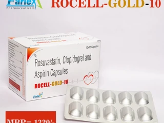 Rosuvastatin 10mg+ Aspirin 75mg+ Clopidogrel 75 mg Tablets Manufacturer & Supplier & Exporter