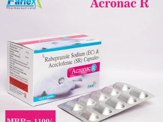 Rabeprazole Sodium 20mg + Aceclofenac 200 mg (SR) Capsules
