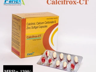 Calcitriol 0.25mcg+Calcium Carbonate 500mg (eq. to elemental Calcium) 200mg. + Zinc 7.5mg (as Zinc sulphate Monohydrate IP)