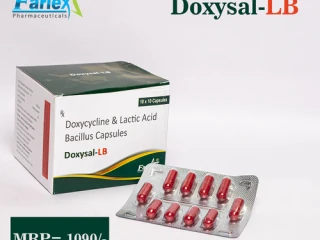 Doxycycline 100 mg+ lactic acid bacillus 5 million spores Manufacturer & Supplier & Exporter