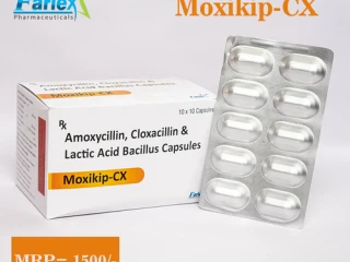 Amoxycillin Trihydrate 250 mg , Cloxacillin Sodium 250 mg & Lactic Acid Bacillus 1.7 Billion Spores Capsules