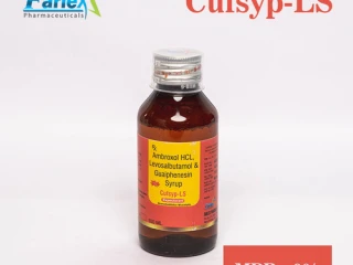 Levosalbutamol + Ambroxol Hydrochloride + Guaiphenesin Syrup Manufacturer & Supplier & Exporter