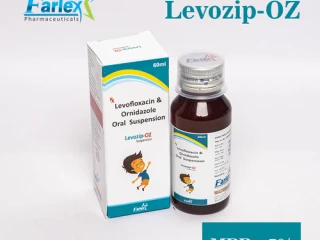 Levofloxacin 125mg & Ornidazole 125mg Suspension (60ML)