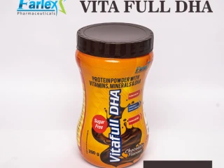 Protein Powder with DHA (chocolate&Elaichi Flavour) 200 gm packing