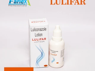 PCD Pharma Franchise and Third Party Manufacturers Supplier Distributors for Luliconazole Benzyl Alcohol Lotion 30ml