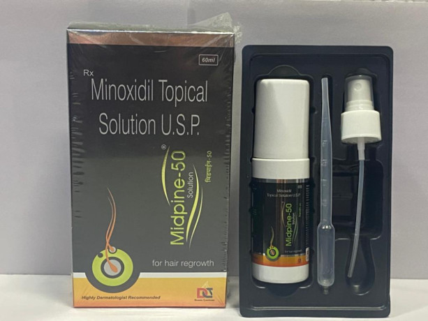 Best PCD Pharma Franchise Company & Third Party Manufacturers Supplier Distributor for Minoxidil 50 mg 1
