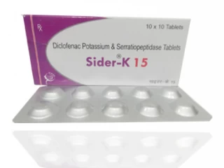Diclofenac Potassium 50 Mg Serratiopeptidase 15Mg