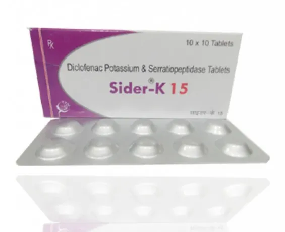Diclofenac Potassium 50 Mg Serratiopeptidase 15Mg 1
