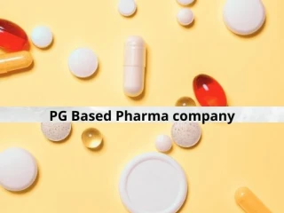 PG Based Pharma Company Franchise