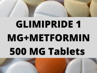 Third Party Manufacturing for Glimepiride 1Mg+metformin 500 Mg Tablets