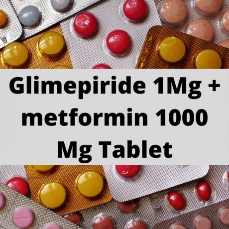 Pharma Contract Manufacturing For Glimepiride 1Mg metformin 1000 Mg Tablet 1