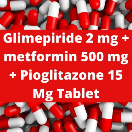 Cardiac Range for Glimepiride 2 mg metformin 500 mg Pioglitazone 15 Mg Tablet 1