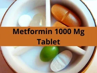 Third Party Pharma Manufacturing Metformin 1000 Mg Tablet