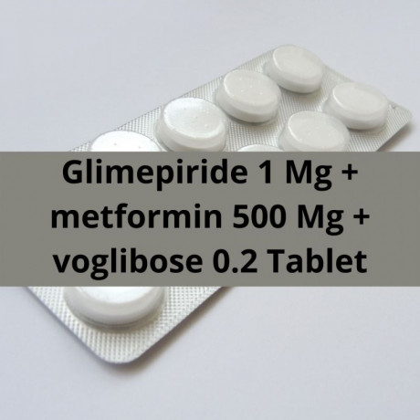 Cardiac Range For Glimepiride 1 Mg metformin 500 Mg voglibose 0.2 Tablet 1