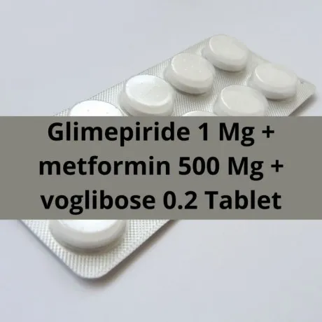 Cardiac Range For Glimepiride 1 Mg metformin 500 Mg voglibose 0.2 Tablet 1