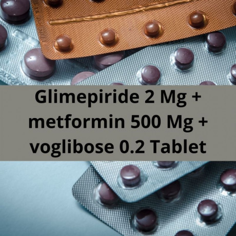 PCD Franchise Company for Glimepiride 2 Mg metformin 500 Mg voglibose 0.2 Tablet 1