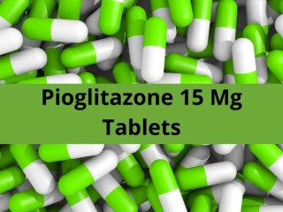 Pharma PCD Franchise Company For Pioglitazone 15 Mg Tablets