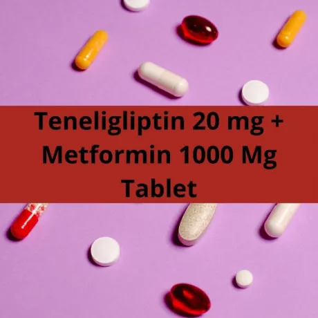 Cardiac Range For Teneligliptin 20 mg Metformin 1000 Mg Tablet 1
