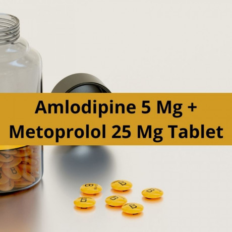 Third Party Pharma Manufactures For Amlodipine 5 Mg Metoprolol 25 Mg Tablet 1