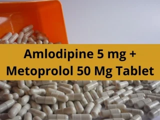 Pharma Contract Manufactures For Amlodipine 5 mg Metoprolol 50 Mg Tablet