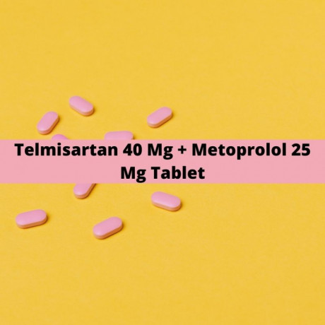 PCD Franchise Company For telmisartan 40 mg + metoprolol 25 mg Tablet 1