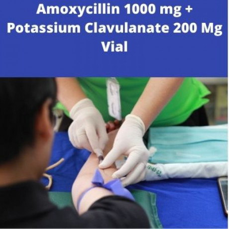 Critical Care Range for Amoxycillin 1000 mg Potassium Clavulanate 200 Mg Vial 1