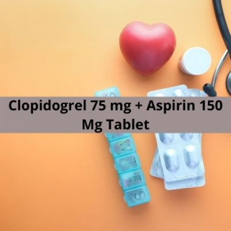 Cardiac Range For Clopidogrel 75 mg Aspirin 150 Mg Tablet 1