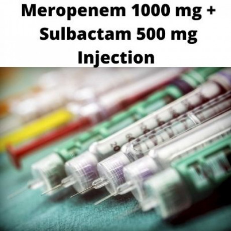 Meropenem 1000 mg Sulbactam 500 mg Injection Range Distributor 1