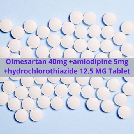 Cardiac Range For Olmesartan 40mg +amlodipine 5mg +hydrochlorothiazide 12.5 MG Tablet 1