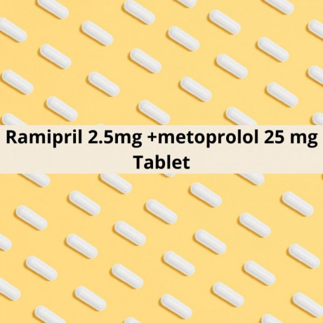 Third Party Pharma manufactures For Ramipril 2.5mg metoprolol 25 mg Tablet 1