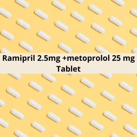 Third Party Pharma manufactures For Ramipril 2.5mg metoprolol 25 mg Tablet 1