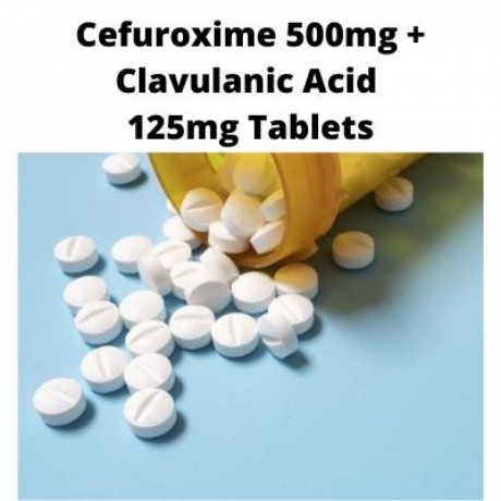 Cefuroxime 500mg Clavulanic Acid 125mg Tablets Range Suppliers 1