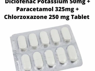 Diclofenac Potassium 50mg Paracetamol 325mg Chlorzoxazone 250 mg Tablet Range Distributors