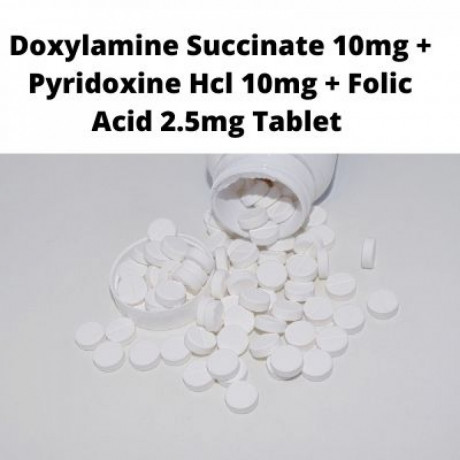 Doxylamine Succinate 10mg Pyridoxine Hcl 10mg Folic Acid 2.5mg Tablet for Distributors 1