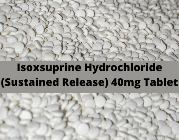 Isoxsuprine Hydrochloride Sustained Release 40 mg Tablet Range Suppliers 1