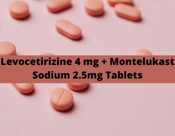 Third Party Pharma manufacturers Levocetirizine 4 mg Montelukast Sodium 2.5mg Tablets 1