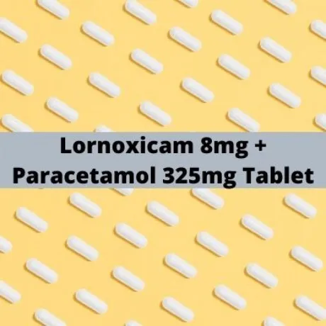 Third Party Pharma Manufacturers For Lornoxicam 8mg Paracetamol 325mg Tablets 1