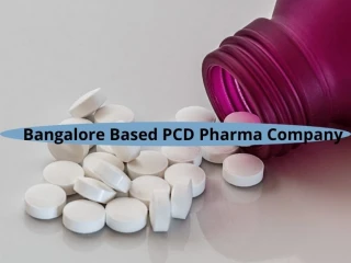Bangalore Based PCD Pharma Company