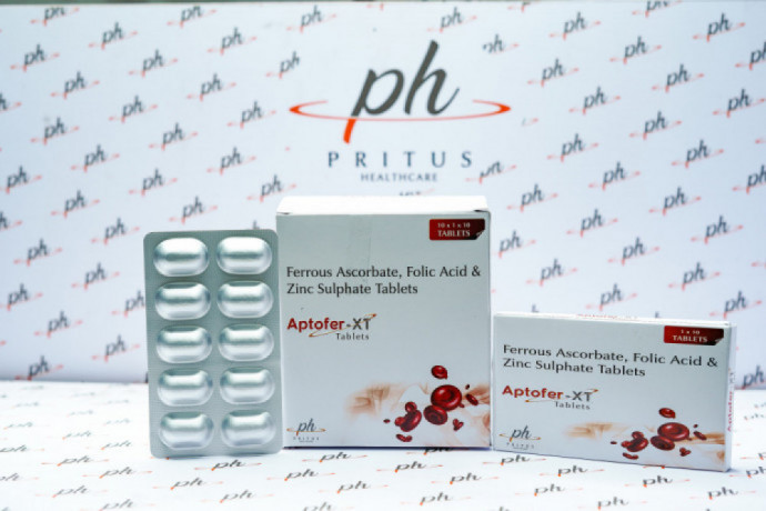 Pharma franchise of Ferrous Ascorbate Folic Acid Zinc 1